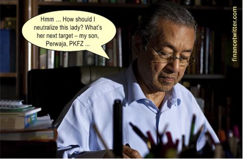 Mahathir Neutralize Rosmah