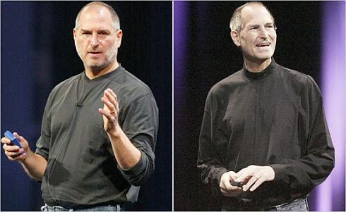 Steve Jobs then and now