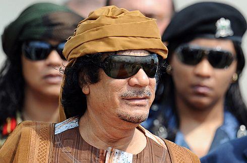 Dictator Muammar Gaddafi 