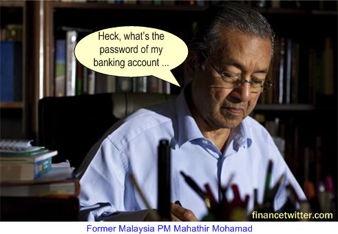 Mahathir Banking Account