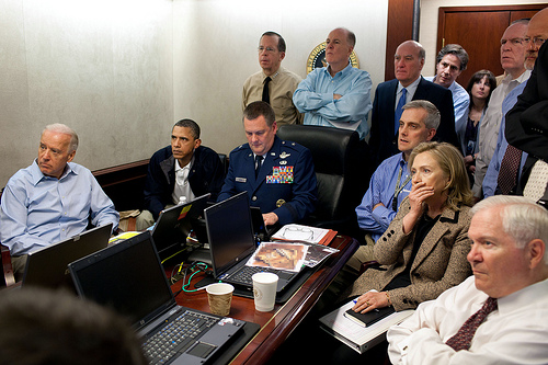 Obama_Team_SituationRoom Osama bin Laden Operation - Obama & Team in Situation Room