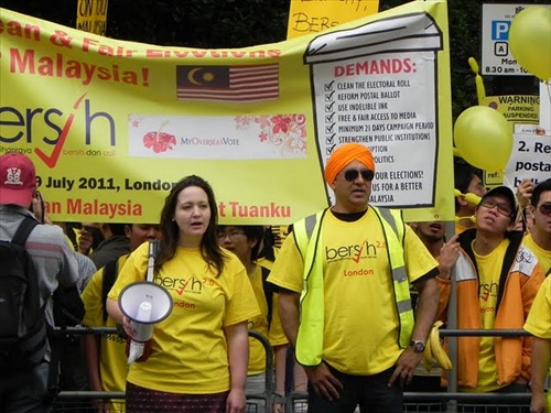 Bersih 2 - London, Britain