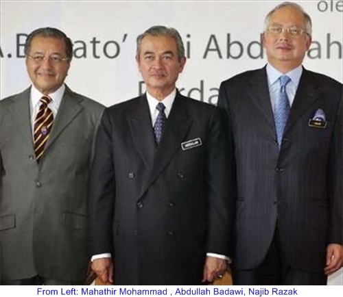 Mahathir Badawi Najib