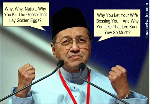 Mahathir Blame Najib