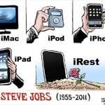 Tributes To Steve Jobs, Record Tweets & Cool Cartoons
