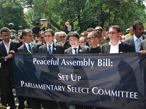 Bar Council Committee Peaceful Assembly Bill Walk