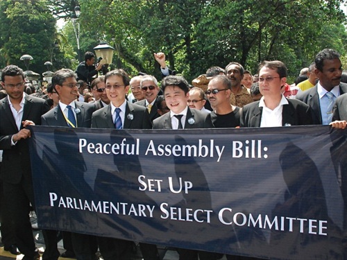 BarCouncilCommittee-and-LimCheeWee Bar Council Committee Peaceful Assembly Bill Walk