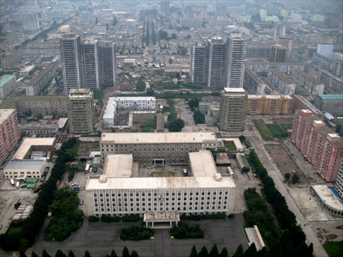 North Korea Pyongyang Skyline