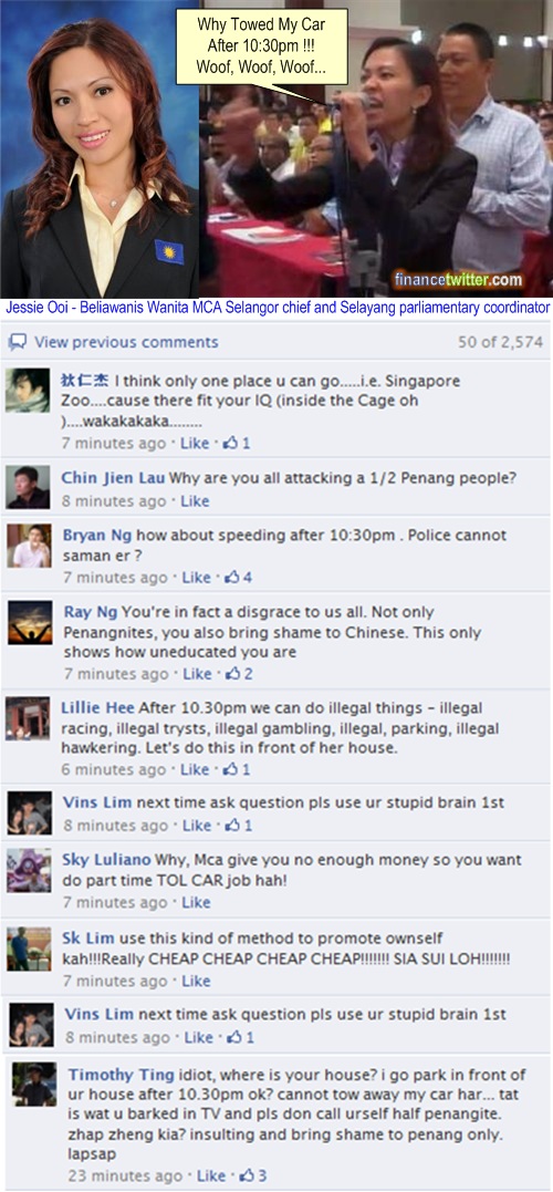 MCA Selayang Jessie Ooi Facebook