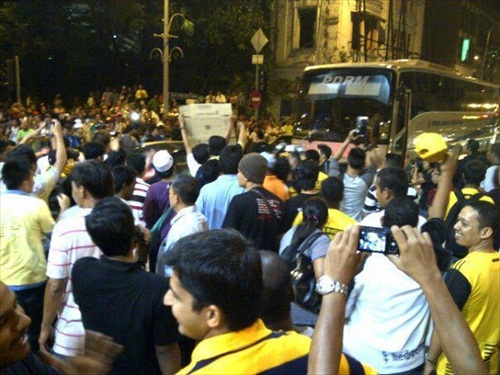 People Flocking to Dataran Merdeka Late Night Friday