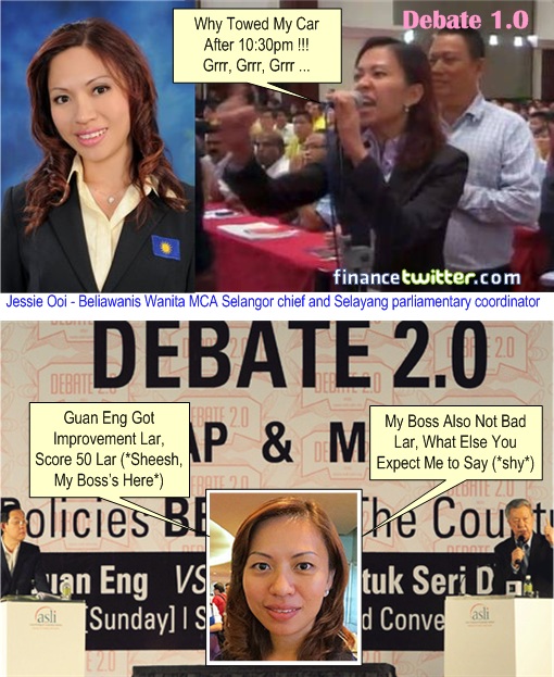 Chua Soi Lek and Lim Guan Eng Debate 2.0 - Jessie Ooi Ms Tow Truck