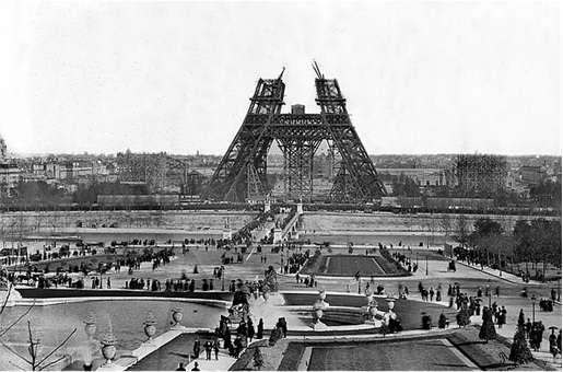 Eiffel Tower Construction 1