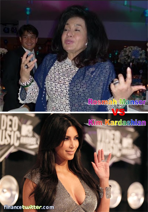 Rosmah Mansor vs Kim Kardashian