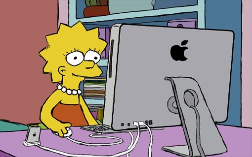 Apple Fans Love Simpsons