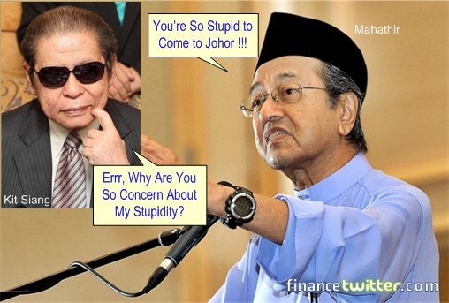 Malaysia 13 General Election - Gelang Patah Lim Kit Siang and Mahathir