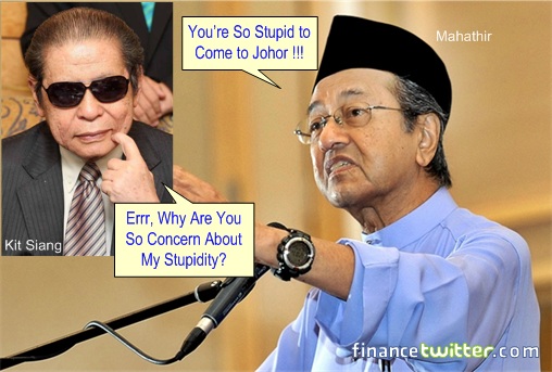 Malaysia 13 General Election - Gelang Patah Lim Kit Siang and Mahathir Malaysia 13 General Election - Gelang Patah Lim Kit Siang and Mahathir
