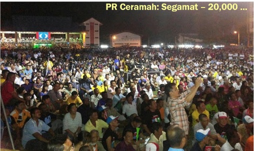 Pakatan Rakyat - Segamat 20000 crowds