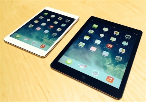 iPad Air and iPad Mini 2