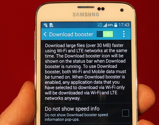 Samsung Galaxy S5 - Faster WiFi
