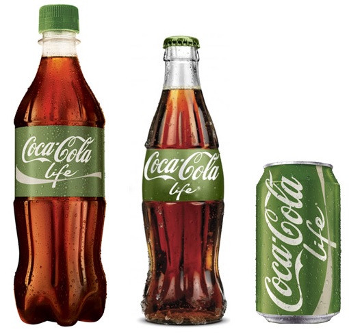 New Drink - Coca-Cola Life 300ml, 500ml, 1.75L