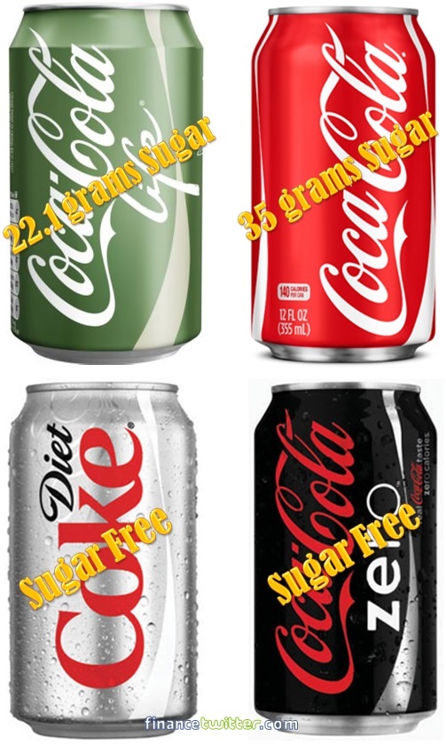 New Drink - Coca-Cola Life vs Regular Coca-Cola vs Diet Coke vs Coke Zero