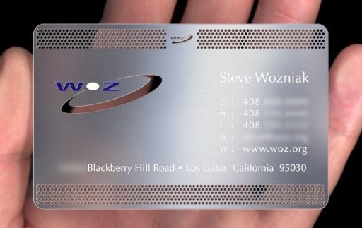 Steve Wozniak Business Card