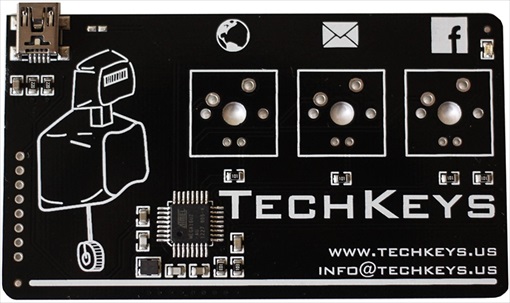 TechKeys Keyboard Business Card
