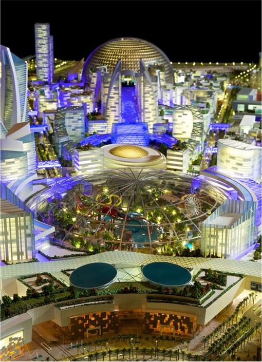 Dubai's Mall Of The World - world’s first temperature-controlled city 2