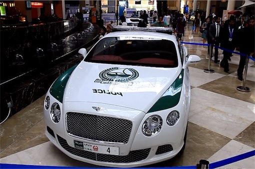 Exotic Dubai Police Force's Fleet of Supercars - Bentley Continental GT