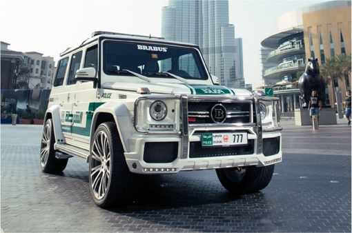 Exotic Dubai Police Force's Fleet of Supercars - Brabus 700 Widestar G Wagen