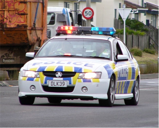 Malaysian Diplomat Rape Case in New Zealand - Police Car