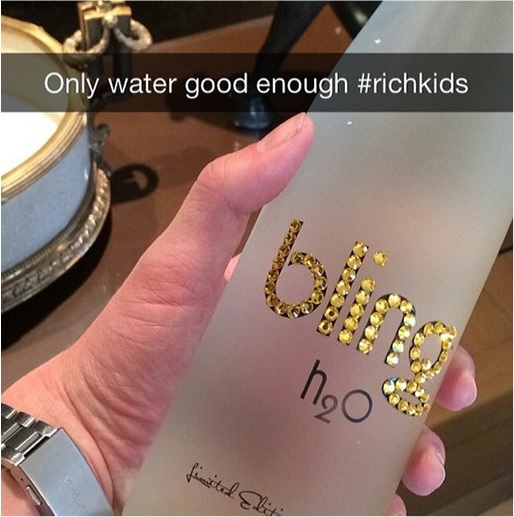 Rich Kids of SnapChat - Bling H2O Water