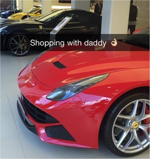 Rich Kids of SnapChat - Shopping Ferrari with Daddy
