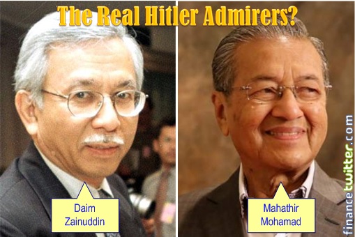 Tweets During Brazil-Germany Match - The Real Hitler Admirers - Mahathir and Daim Zainuddin
