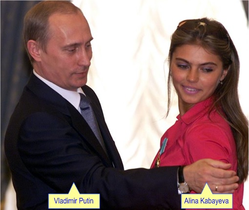 Vladimir Putin  and Alina Kabayeva