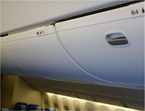 Secret Revealed - Crew Rest Area - Cabin Crew Rest Area on Boeing 787 Dreamliner - escape hatch to luggage compartment