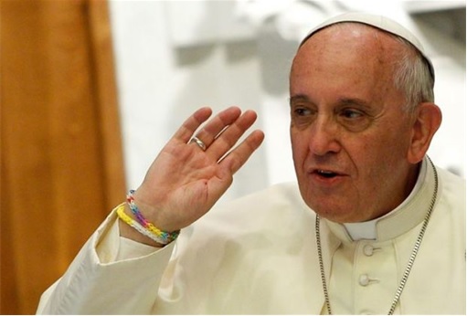 Loom Bands - Rainbow Loom - Pope Francis wearing