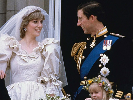 Princess Diana Wedding with Prince Charles