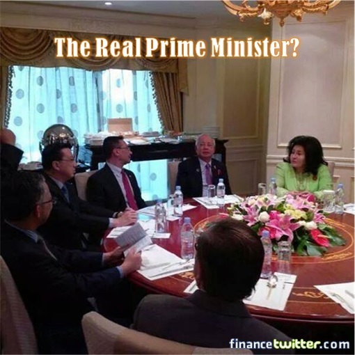 The Real Malaysian Prime Minister - Rosmah with Najib and Senior Cabinet Ministers