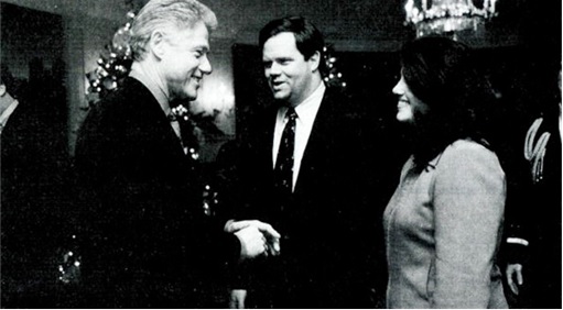Bill Clinton and Monica Lewinsky - Old Photo - 1