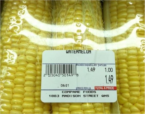 Product Packaging Fails - Watermelon Corn