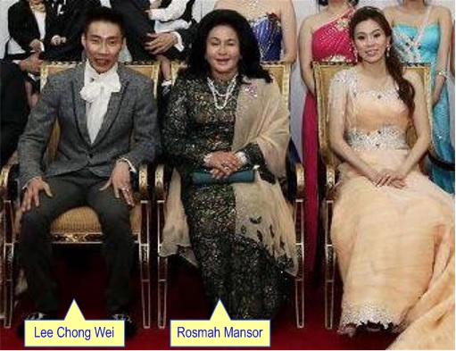 Lee Chong Wei Wedding Photo Session With Rosmah Mansor