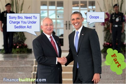 President Obama Fart - Charge Under Sedition Act