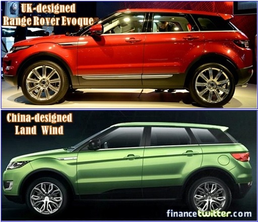 Range Rover Evoque and Land Wind - Side by Side