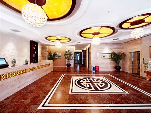 China-North Korea Chilbosan Hotel - Receptionist Lobby