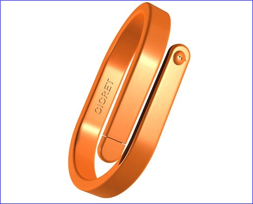Cicret Bracelet - Concept Device - Orange