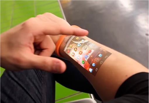 Cicret Bracelet - Touchscreen on Arm - 1