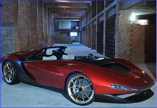 Ferrari Sergio Pininfarina - 2014-2015 - Side View Ads background 2