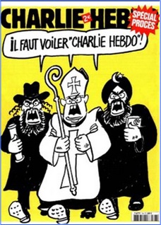 Charlie Hebdo Controversial Cover - Veiled (2007)