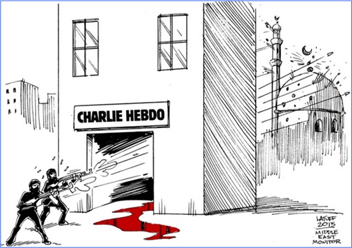 Je Suis Charlie Cartoons - Carlos Latuff
